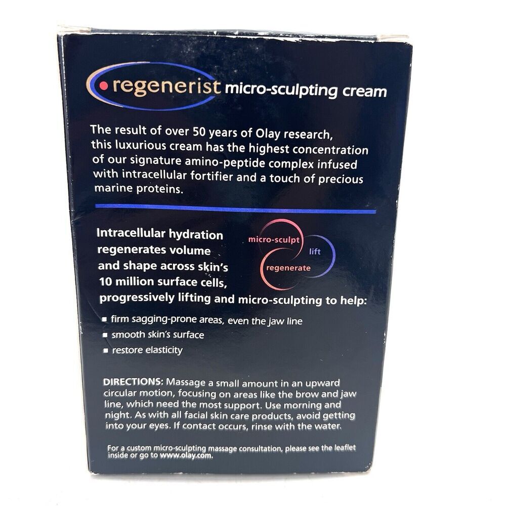 Olay Regenerist Micro Sculpting Cream Moisturizer 1.7 oz - Picture 2 of 3